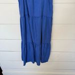 The Drop Women’s Large Blue Cutout Tiered Ruffle Dress Photo 1