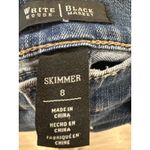 White House | Black Market Skimmer Jeans Blue Wash Size 8 Skinny Leg Cropped Photo 7