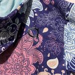 Vivida Blue and Cream Fluid Swim Coverup Or robe poncho hoodie:Box B Size undefined Photo 9