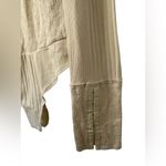 Free People Intimately  Body Suit Long Sleeve Cream Chain Link Stretch Knit NWT Photo 2