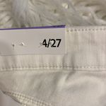 Jessica Simpson  Rolled Crop Skinny White Jeans size 4 inseam 27” brand new Photo 7