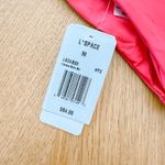 L Space Bikini Bottom Womens Medium Pink Cabana Barbiecore Swimwear Beach Retro Photo 3