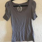 Energie NWOT Basic Gray Short Sleeved T-Shirt Size Small Photo 0
