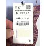 ZARA  Purple Mini Cocktail Dress Women S Cutout Front Chiffon Ruched Sexy NYE NWT Photo 10