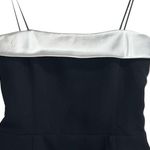 Amanda Uprichard  Lucienne Strapless Skort Romper Dress In Black & Ivory Photo 3