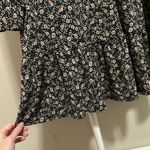Green and Tan Floral longsleeve Mockneck v Photo 6