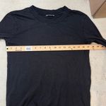 ZARA  Black Lightweight Long Sleeve Crew Neck T-shirt Top Size Small Photo 5