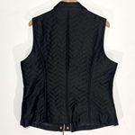 Pendleton  Women’s Black Quilted Zip and Snap Front Riding Vest size XL Photo 4