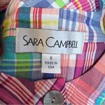 Sara Campbell The Freya Dress in Madras pink plaid patchwork dress Sz S Photo 5