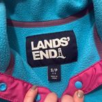 Lands' End heritage quarterâsnap pullover fleece small colorblock Photo 2
