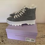 Madden Girl Shadow-F Grey Felt Lug-Sole High-Top Sneakers Photo 10