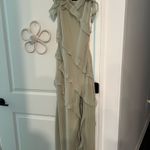 Lulus  Elara light sage ruffled maxi dress  Photo 2