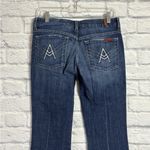 7 For All Mankind Women's Jeans 'A' Pocket Bootcut Flare Low Rise Size 27 Y2K Photo 4