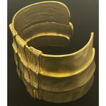Chico's Goldtone Open Cuff Photo 3