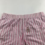 Old Navy Pink Striped Linen Blend Pull On Shorts XXL Photo 1