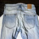 ZARA  Z1975 Basic Denim Distressed Fringe Hem Skinny Jeans Photo 7