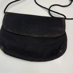 Vintage Pappagallo Purse Black Metallic Gold Crossbody‎ Photo 1