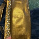 Betsey Johnson Vtg Handbag Y2K Glitter Copper Rhinestone Barrel Shoulder Bag Photo 12