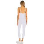 Onzie Rib Leotard in White Rib Large New Womens Leggings Jumpsuit Photo 1