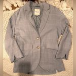 Madewell  Women's blue  Blazer  Small 70%Cotton 30%Linen Photo 0