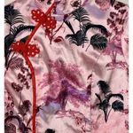 Pretty Little Thing  Pink Satin Split Mini Dress Oriental Asian Mandarin Size 2 Photo 6