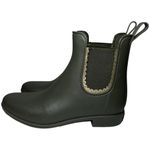 Jack Rogers  Sallie Women’s Size 6 Green Chelsea Rubber Ankle Rain Boots Shoes Photo 4