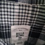 Billabong ‎ Black and White Plaid Shirt Size Small Photo 1