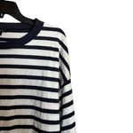 J.Crew  Top Womens Medium Multicolor Nautical Stripe Cotton Blouse Photo 2