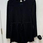 Princess Polly Long Sleeve Romper black Size 6 Romper Conch Tie Waist Photo 0