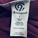 Champion Athletic V Neck Short Sleeve T Shirt Burgundy Size Large Photo 4