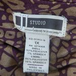 Jessica London JL Studio Purple Print Dress Size 1X Plus Size Purple Dress Photo 6