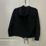 Michael Kors Michael Black Drawstring Windbreaker Jacket Size XS Photo 3