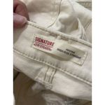 Levi's Levi Strauss Women’s Size 16 Signature Off-white High Rise Straight Stretch Jean Photo 1