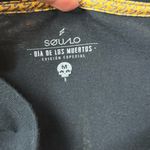 Squalo Día de los Muertos Long Sleeve Tee Black Medium Skull Aztec Graphic Photo 4