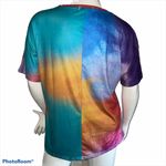 Miss Look  color block tie dye tee Photo 2