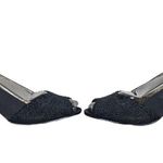 Adrianna Papell Jude Heels Shoes 7.5 Wide Black Satin Lace Special Occasion Photo 3