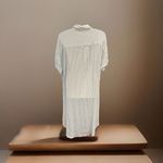 cupio  White Dress Womens Large ‎ Embroidery Photo 1