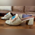 Kurt Geiger  London Eye Raffia Sandals Photo 3