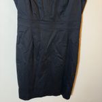 J.Crew NWT  Tailored Square-Neck Sheath Dress‎ Black Size 12 Photo 2