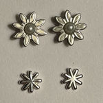 Sterling Silver Flower Stud Earrings Photo 0
