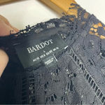 Bardot  Artizia Medium High Neck Cocktail Lace Panel Dress In Black Size 8 Photo 3