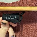 Urban Outfitters UO out from under maroon waffle knot oversized jojo long sleeve top Photo 5