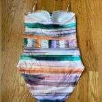 La Blanca NWT!  Ocean Tides Striped One-Piece Swimsuit Photo 5