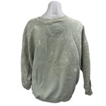 ZARA Women's Green Tie Dye Long Sleeve Crew Neck Sweater Sweatshirt Top Size M Photo 1