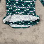 Boden Green Geometric Print Wrap Blouse Long‎ Sleeve Top US 12 UK 16 Photo 7