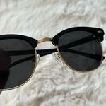 Black Polarized Sunglasses, Unisex Sun Glasses for Driving UV Protection EUC Photo 3