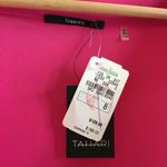 Tahari NEW faux wrap midi dress sleeveless pink Photo 2