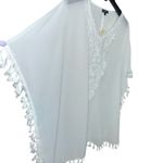 CPOKRTWSO Womens White Crochet‎ Beach Swimsuit Coverup Size 2X Photo 2