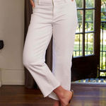 Frank & Eileen Frank & Eileen Kinsale Italian Woven Performance Linen-Blend Pants White Size 6 Photo 0