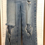 PacSun '90s Boyfriend Jeans Ripped Waist size 26 Grunge cotton light wash Photo 0